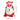 Deer Red & White Knitted Christmas Sack - 