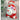 Deer Red & White Knitted Christmas Sack - 