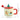 Deer with sledge Christmas Mug with 3d christmas tree Lid and Stainless Spoon. - Christmas