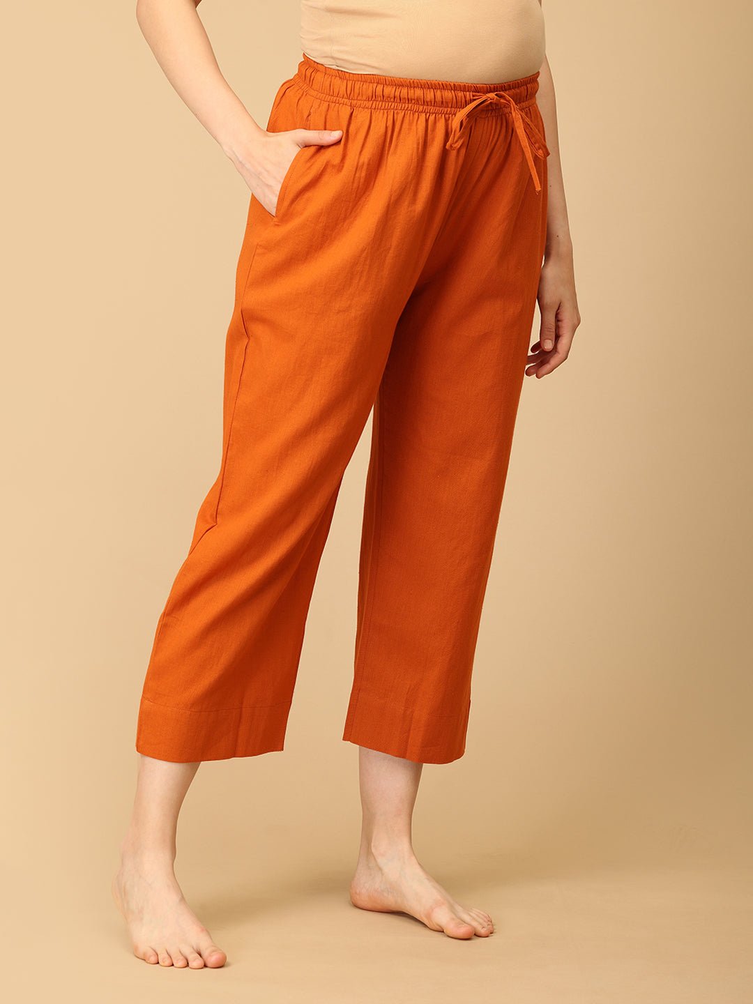Desert Flame Maternity Lounge Pants - MBS - SK - DSFM - S