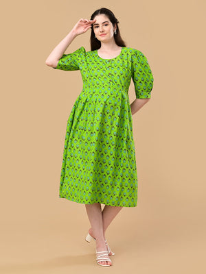 Dewy Drift Maternity And Nursing Dress - S Maternity Casual Dress