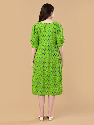 Dewy Drift Maternity And Nursing Dress - S Maternity Casual Dress