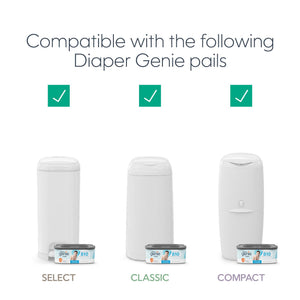 Diaper Genie Diaper Pails Refills Square jumbo refill Green - Diaper Organizers