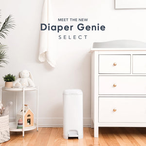 Diaper Genie Diaper Pails Select - White Diaper Organizers