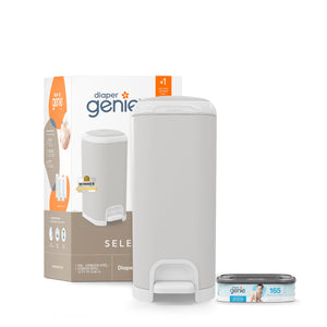 Diaper Genie Diaper Pails Select - Grey Diaper Organizers