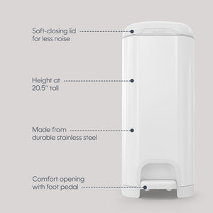 Diaper Genie Diaper Pails Select - White Diaper Organizers