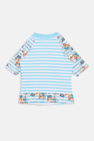 Digger Dino Boys T-shirt And Short Swim Set - KSW-SG-DNDG-3-4