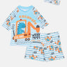Digger Dino Boys T-shirt And Short Swim Set - KSW-SG-DNDG-3-4