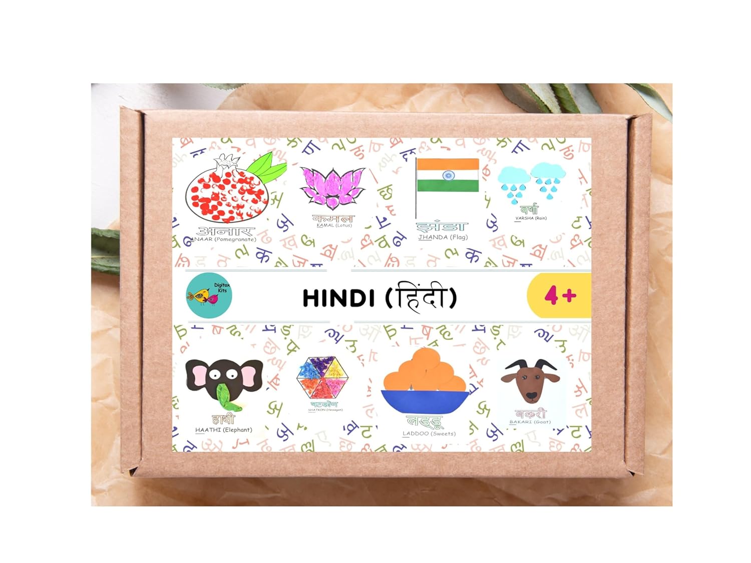 Digitox Fun with Hindi Letters DIY Activity Kit - DIGI107
