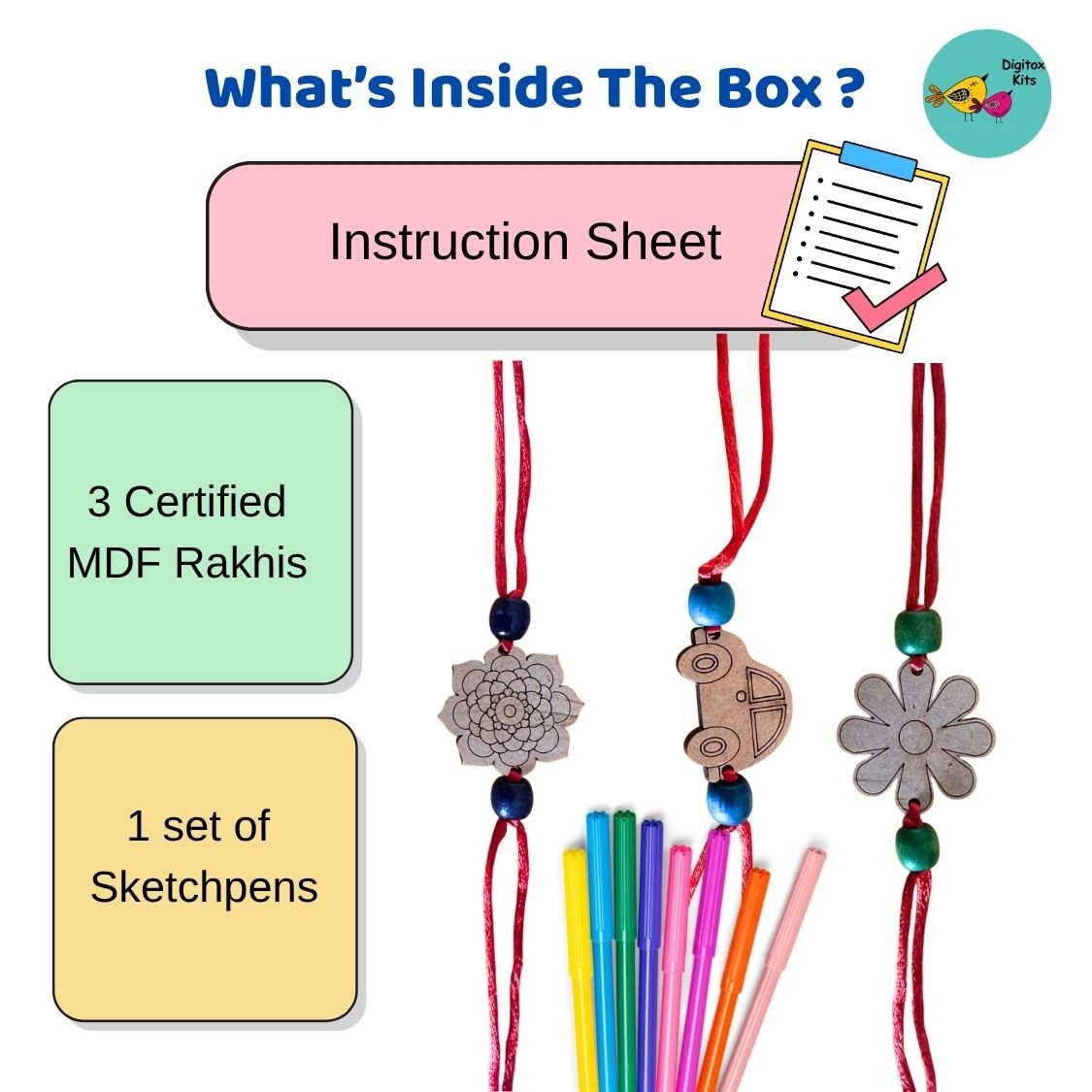 Digitox Kits Colour My Rakhi Kit - DIGI142