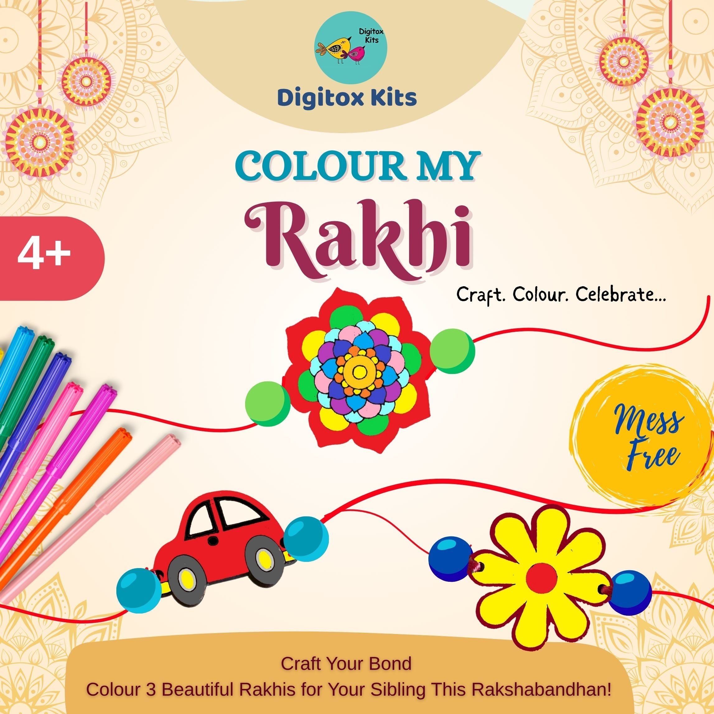 Digitox Kits Colour My Rakhi Kit - DIGI142