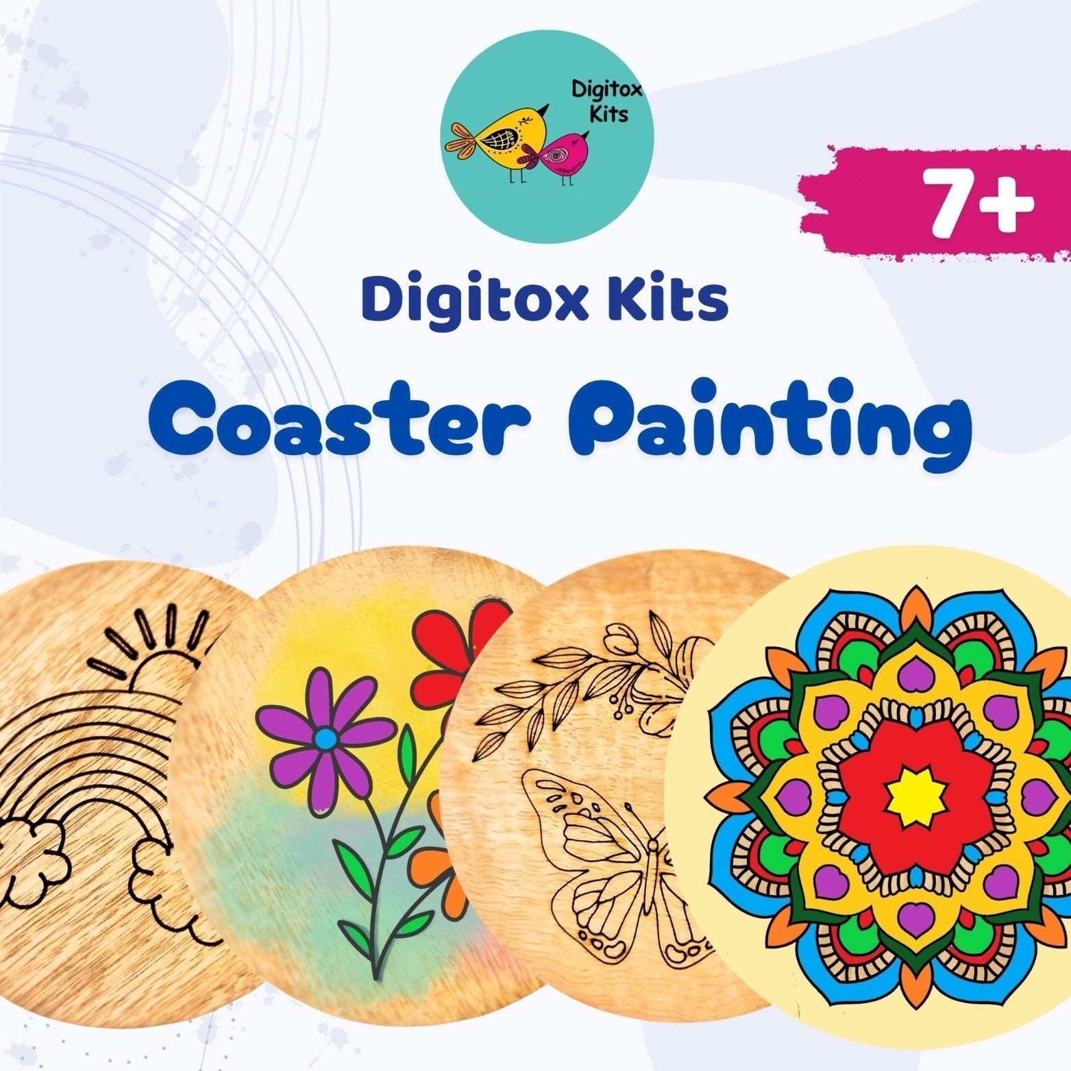 Digitox Kits DIY Coaster Painting Kit - DIGI106