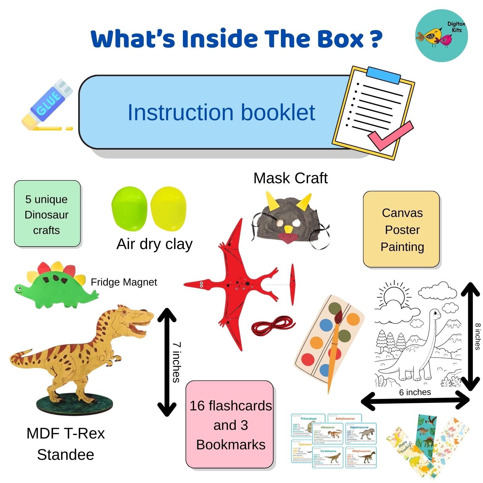 Digitox Kits DIY Dinosaur Craft Kit - DIGI105