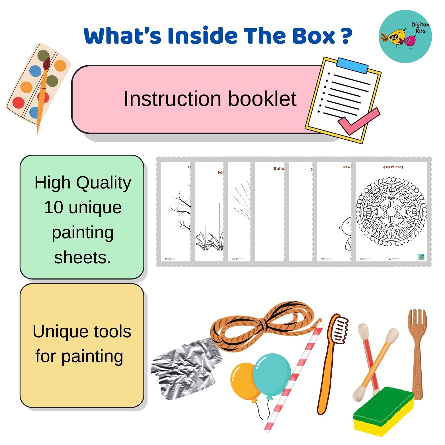 Digitox Kits DIY Painting Kit for Kids - DIGI109