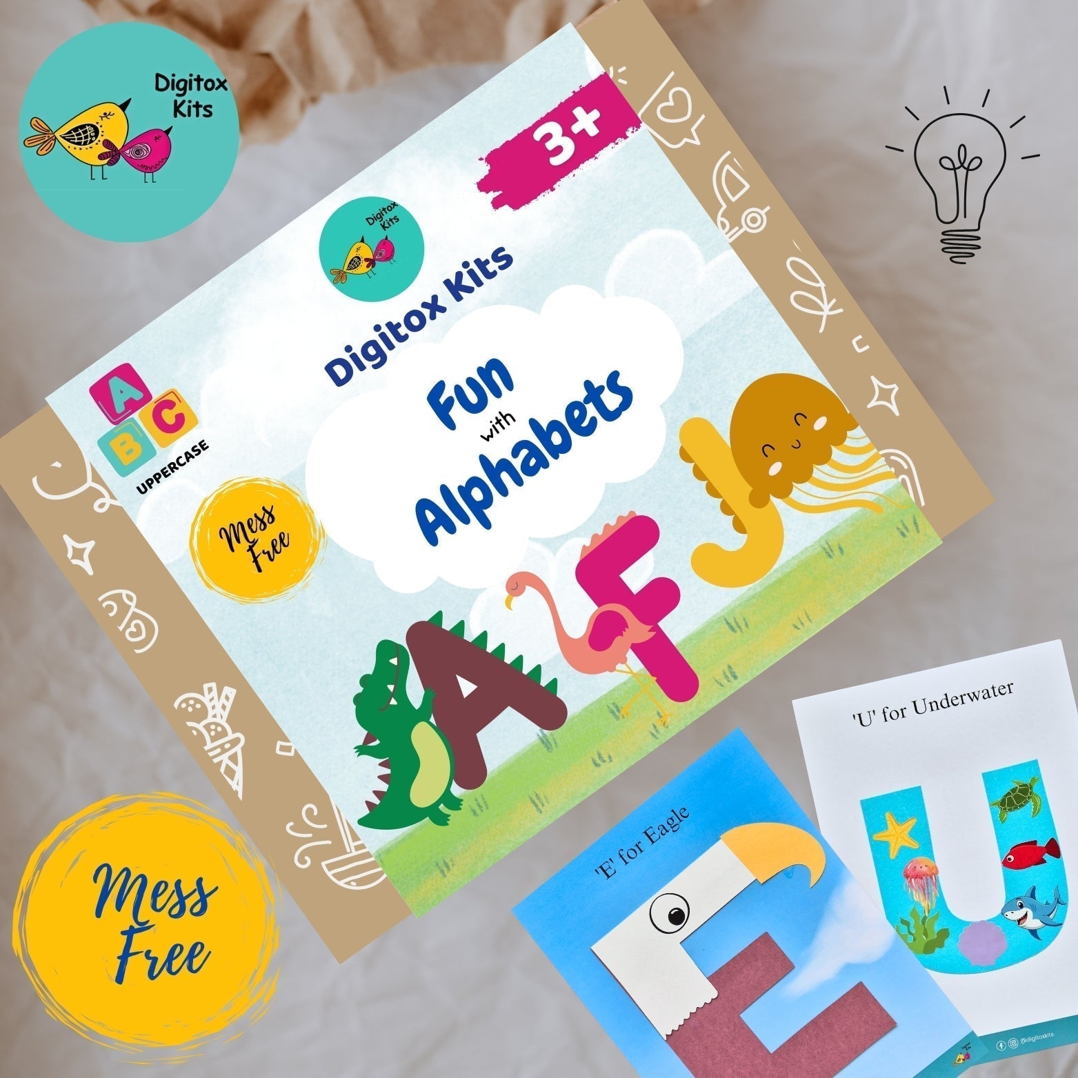 Digitox Kits Fun with Alphabets DIY Activity Kit - DIGI100