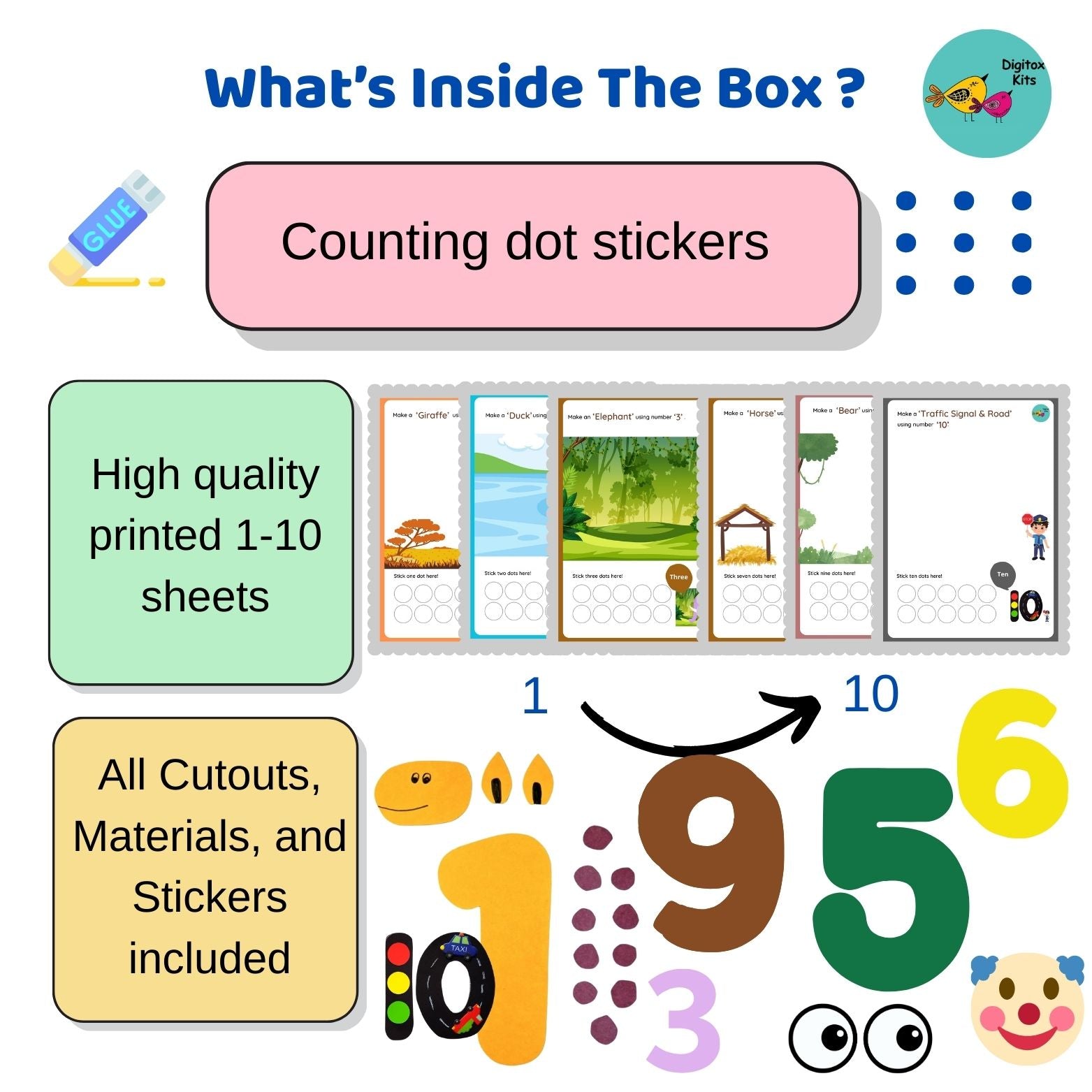 Digitox Kits Fun With Number DIY Activity Kit - DIGI115
