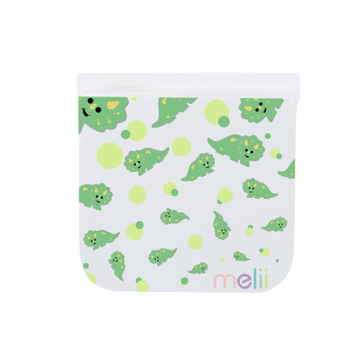 Melii Reusable Eva Animal Snack Bags- 4 Pack Multicolor