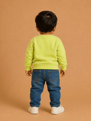 Dino Buddy Kids Sweatshirt - 1-2 Years Kids Winter Sweatshirts