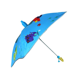 Dino Car Drive Canopy Umbrella for Kids, 5 yrs - 8yrs - Monsoon Wear