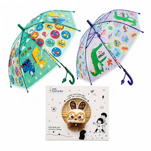 Dino & Crocodile Umbrella with free Rakhi Combo - Rakhi Combo