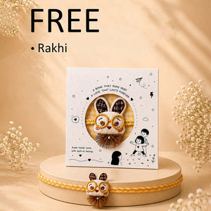 Dino & Crocodile Umbrella with free Rakhi Combo - Rakhi Combo