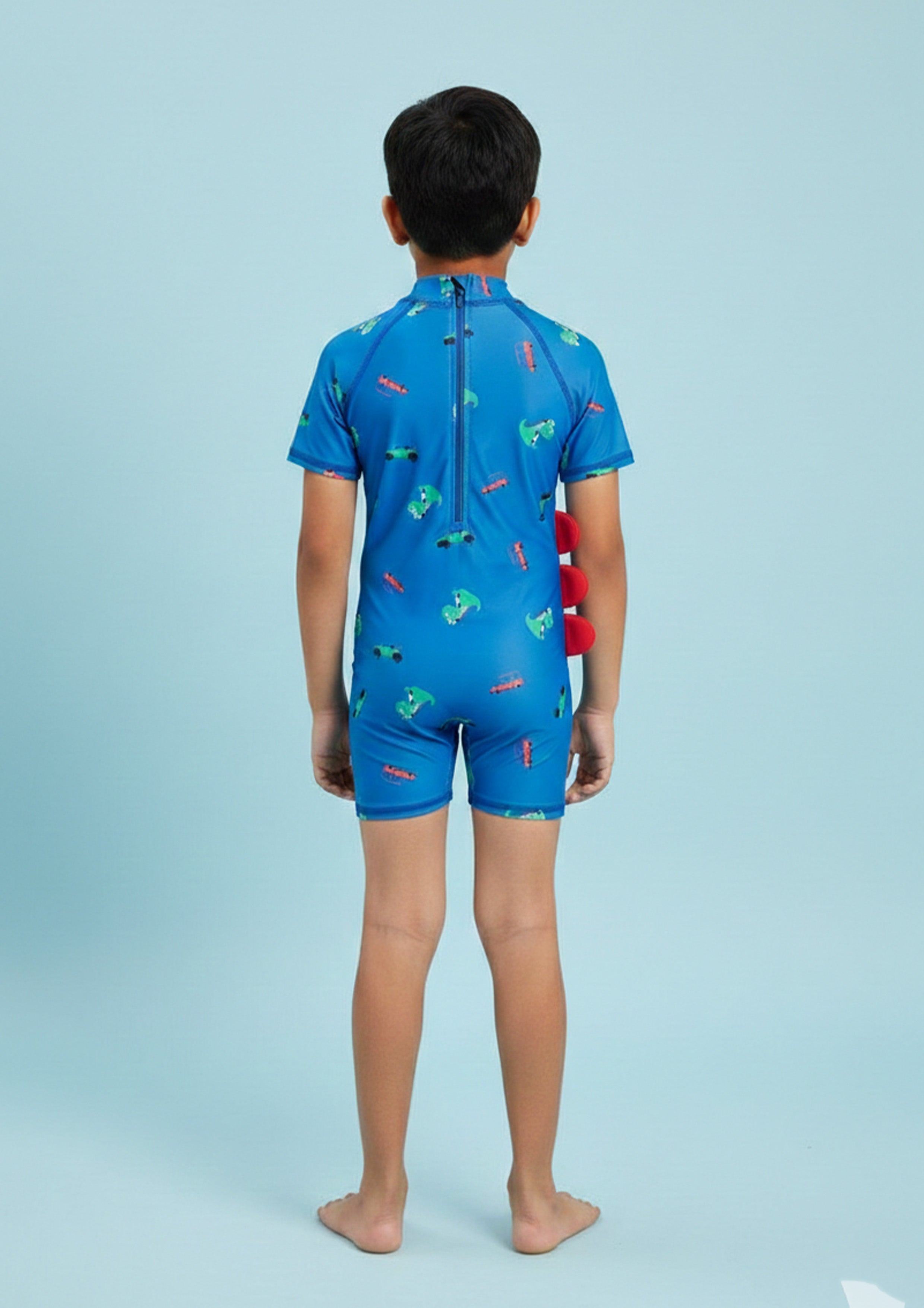 Dino Dive Boys Swimsuit - 1 - 2 Years Kids Swimwear