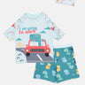 Dino Drive-by Boys T-shirt And Short Swim Set - KSW-SG-DDRV-3-4