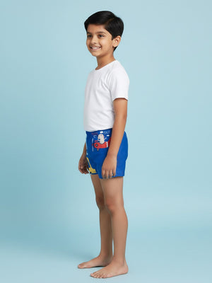Dino Drive 'N' Dive Boys Swim Shorts With Cap Set - 2 - 3 Years Kids Swimwear
