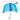 Dino theme, Helmet Shape Kids Umbrella , 4 - 8 yrs, Light Blue. - Monsoon Wear