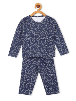 Dinos Rule Matching Pajama Set For Mom And Baby- Combo of 2 - Twinning Combo