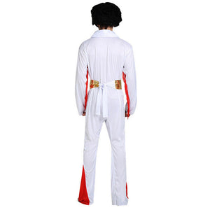 Disco King Rock n Roll singer Adults Halloween Costume Fancy Dress up - M Halloween