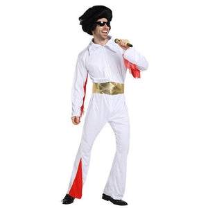 Disco King Rock n Roll singer Adults Halloween Costume Fancy Dress up - M Halloween