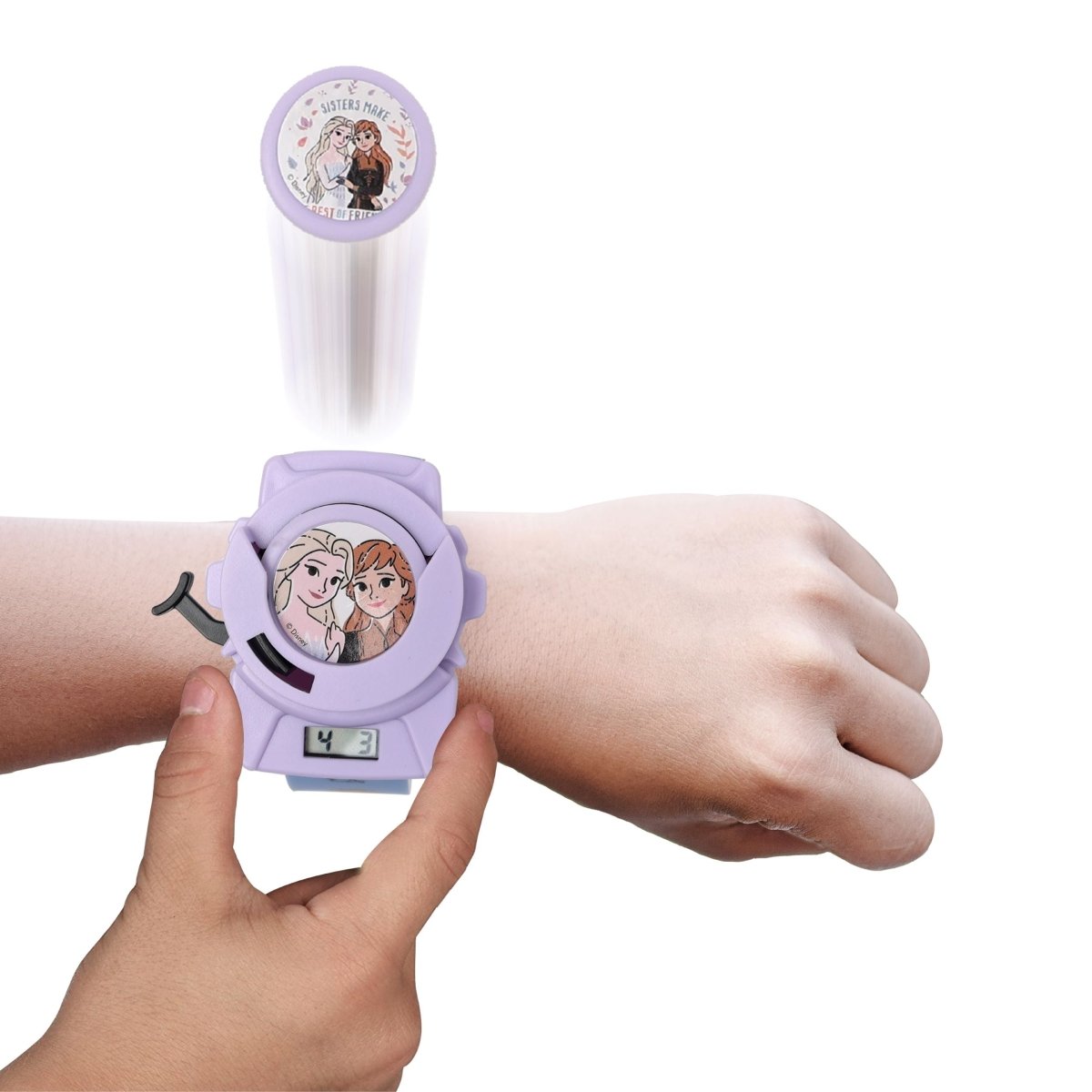 Disney Frozen Disc Shooter Digital Watch- Blue - TRHA22127