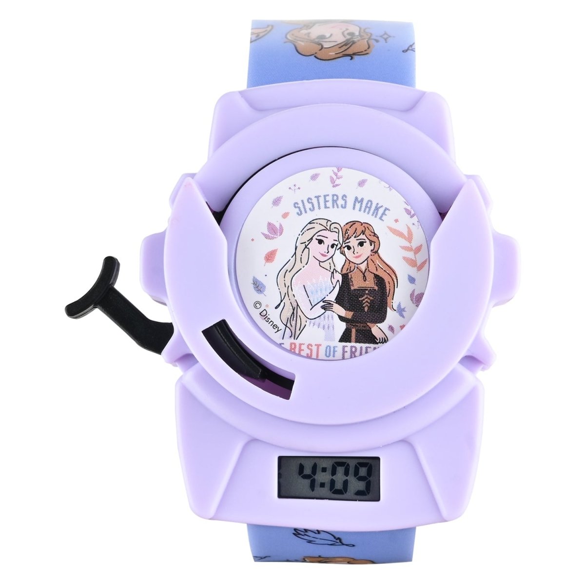 Disney Frozen Disc Shooter Digital Watch- Blue - TRHA22127