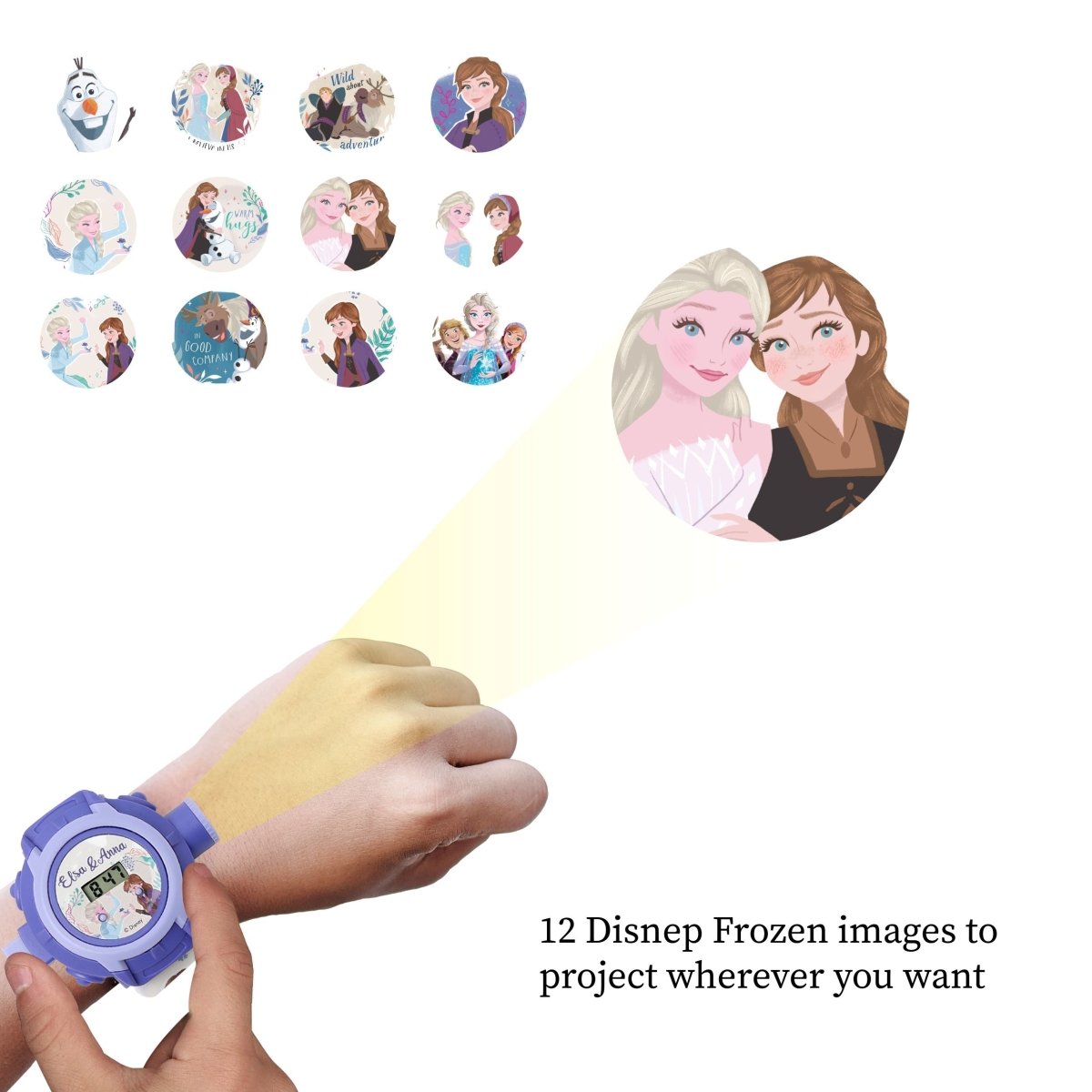 Disney Frozen Projector Watch- Blue - TRHA21128