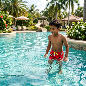 Disney Mickey Boys Swim Trunks - Kids Swimwear | The Mom Store - 3 - 4Y Boys Swimwear