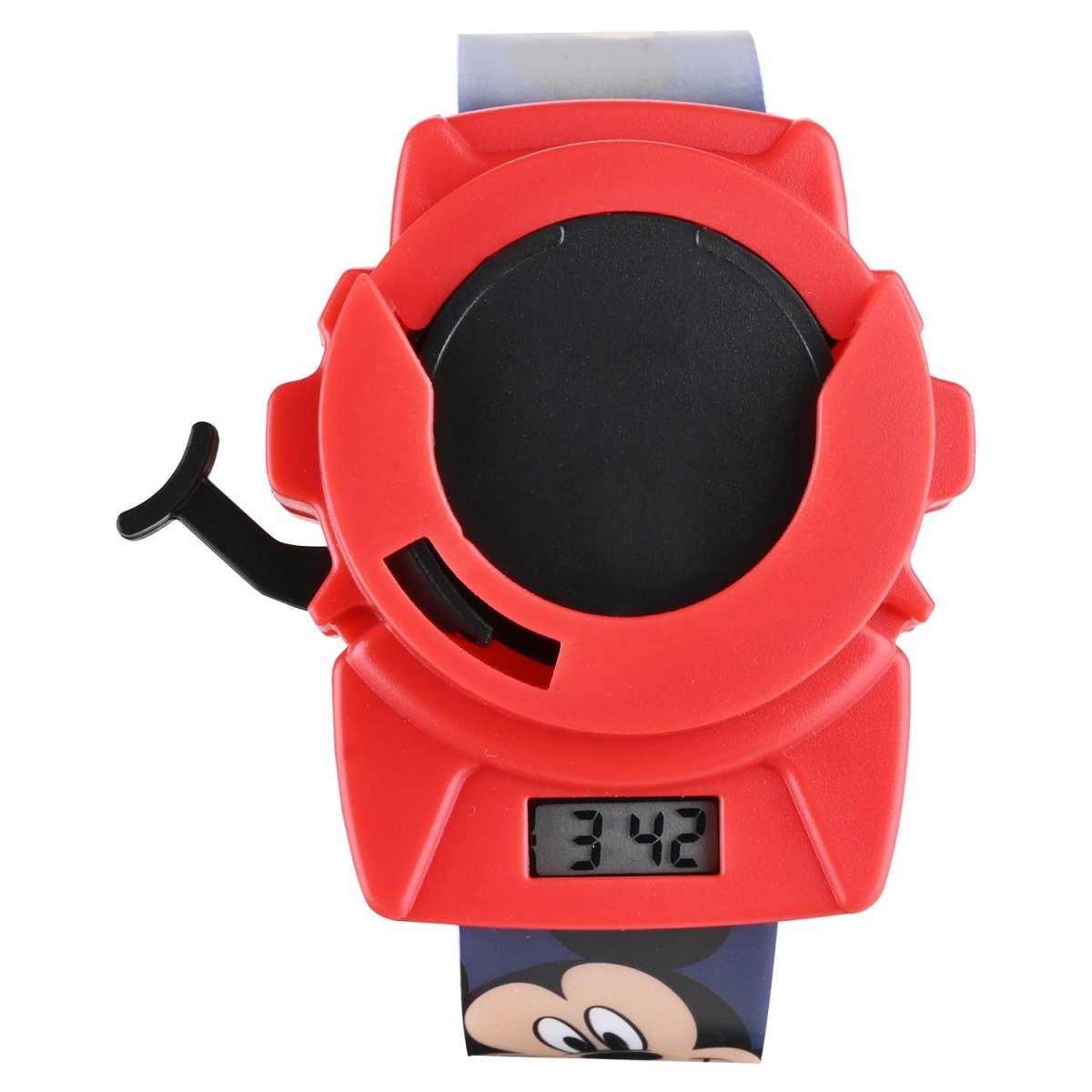 Disney Mickey Disc Shooter Digital Watch- Blue - TRHA22124