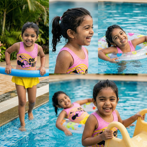 Disney Minnie Mouse Girls Swimwear - Cute Fit | The Mom Store - 3 - 4Y Girls Swimwear