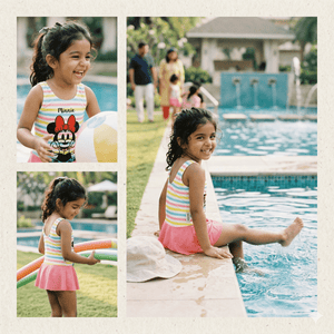 Disney Minnie Mouse Girls Swimwear Polyester Spandex | The Mom Store - 3 - 4Y Girls Swimwear