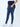 Distress Taped Maternity Denims with Belly Support-Blue - MDD-DTBLU-S