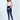 Distress Taped Maternity Denims with Belly Support-Blue - MDD-DTBLU-S