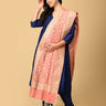 Diva Blue Maternity And Nursing Silk Kurta Set With Dupatta - MEW - SK - DIVBL - S