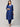 Diva Blue Maternity And Nursing Silk Kurta Set With Dupatta - MEW - SK - DIVBL - S