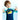 Dive Navy Blue Duck Printed, Half Sleeves, Knee Length Kids Swimwear in Upf 50+ Fabric with Swim Cap & Free Washbag - 3 - 4 Years Swim