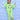 DJ Neon Zipper Jacket & Neon Green Sweatpants Combo