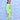 DJ Neon Zipper Jacket & Neon Green Sweatpants Combo