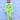 DJ Neon Zipper Jacket & Neon Green Sweatpants Combo