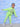 DJ Neon Zipper Jacket & Neon Green Sweatpants Combo