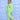 DJ Neon Zipper Jacket & Neon Green Sweatpants Combo