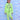 DJ Neon Zipper Jacket & Neon Green Sweatpants Combo